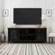 Providence Black and Bourbon 66" TV Stand