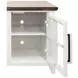 Providence White and Bourbon 66" TV Stand