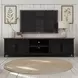Providence Black and Bourbon 96" TV Stand