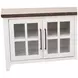 Providence White and Bourbon 96" TV Stand