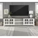 Providence White and Bourbon 96" TV Stand