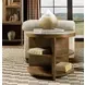 Melange Rich Golden Brown Round Mulholland Round End Table