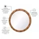 Manhattan Valley Vintage Chestnut Round Wall Mirror