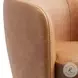 Sienna Vintage Caramel Leather Swivel Club Chair