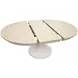 Whisperbay Sea Pearl and Driftwood 72" Extendable Oval Dining Table