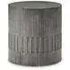 Miramar Dark Charcoal Outdoor Drum End Table
