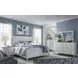 Whisperbay Sea Pearl and Driftwood California King Classic Panel Bed