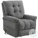 Secco Charcoal Performance Fabric Power Recliner