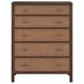 Verge Handcrafted Walnut and Cream Upholstered Panel Bedroom Set