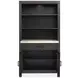 Plum Creek Ravenwood Black and White 2 Glass Door Display Cabinet with LED
