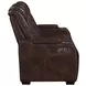 Chester Brown 85" Power Reclining Sofa with USB Charging and LED
