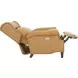 Philadelphia Santa Fe Brandy Leather Triple Power Recliner with USB Charging and Nailhead Trim