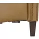 Philadelphia Santa Fe Brandy Leather Triple Power Recliner with USB Charging and Nailhead Trim