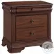 Stark Cherry 3 Drawer Nightstand