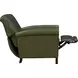 Phoebe Dobbs Sage Leather Push Thru The Arms Recliner