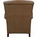 Phoebe Hillwood Toffee Leather Push Thru The Arms Recliner