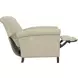 Phoebe Cashmere Stone Leather Push Thru The Arms Recliner