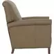 Phoebe Cashmere Taupe Leather Push Thru The Arms Recliner