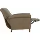 Phoebe Cashmere Taupe Leather Push Thru The Arms Recliner