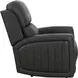 Pierce Homerun Dark Gray Leather Zero Gravity Power Reclining Living Room Set with Power Headrests and Lumbar
