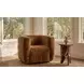 Grace Rosso Levante Round Marble Top Accent Table