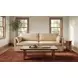 Grace Orange Levante Round Marble Top Accent Table