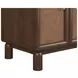 Verge Handcrafted Walnut 2 Door Nightstand