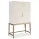 Melange Cream and Champagne Dream Weaver 2 Door Bar Cabinet with LED