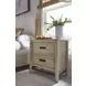 Sunset Cove Sanibel Brown 2 Drawer Nightstand with USB Charging