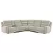 Felix Mari Fawn 6 Piece Modular Zero Gravity Power Reclining Sectional with Beverage Cooler Console and USB Charging