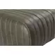 Endora Charred Olive Leather Upholstered Accent Bench