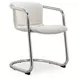 Freeman Blended Cream Upholstered Dining Chair Set of 2