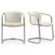 Freeman Blended Cream Upholstered Dining Chair Set of 2