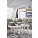 Sunset Cove Moonlight Pearl Round Nesting Cocktail Table