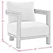 Fresca Beige Outdoor Upholstered Chair Set of 2
