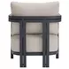 Fresca Beige Outdoor Upholstered Chair Set of 2