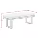 Fresca Dark Gray and Beige Outdoor Beige Dining Bench