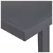 Fresca Dark Gray 77" Outdoor Rectangular Dining Table