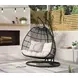 Fresca Beige Upholstered Outdoor Double Swing Chair