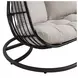Fresca Beige Upholstered Outdoor Double Swing Chair