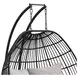 Fresca Beige Upholstered Outdoor Double Swing Chair