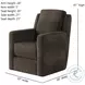 Diva Bahari Brindle Swivel Glider