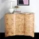 Plymouth Matte Burl Wood 3 Drawer Soft Close Accent Chest