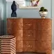 Plymouth Matte Dark Burl Wood Soft Close Accent Chest