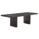 Evan Brown 96" Extendable Rectangular Dining Table