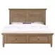 Riverdale Brown Storage King Panel Bed