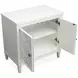 Springhouse Whisper White 2 Door Nightstand with USB Charging