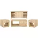 Laguna Bleached Natural Rectangular End Table