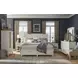 Willowbrook Egg Shell White 9 Drawer Dresser with Rectangular Mirror