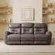Point Break Graystone 90" Triple Power Reclining Sofa with USB Charging